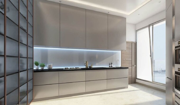 Kitchen, hubtown-25-south 4 Bedroom 2464 Sq.Ft. Apartment In Prabhadevi Mumbai 10283956