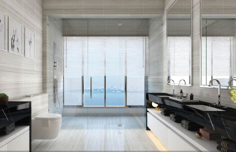 Attached Bathroom, hubtown-25-south 4 Bedroom 2464 Sq.Ft. Apartment In Prabhadevi Mumbai 10283956