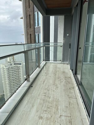 Balcony in 4 BHK Apartment at Hubtown 25 South, Prabhadevi – for Rent