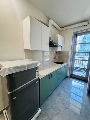 Kitchen in 1 BHK Builder Floor at Sector 15 – for Rent