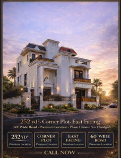 5 BHK + Servant Room Villa For Sale in Omaxe New Chandigarh