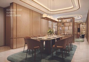 Dining area in 4 BHK Apartment at North Mullanpur – for Sale