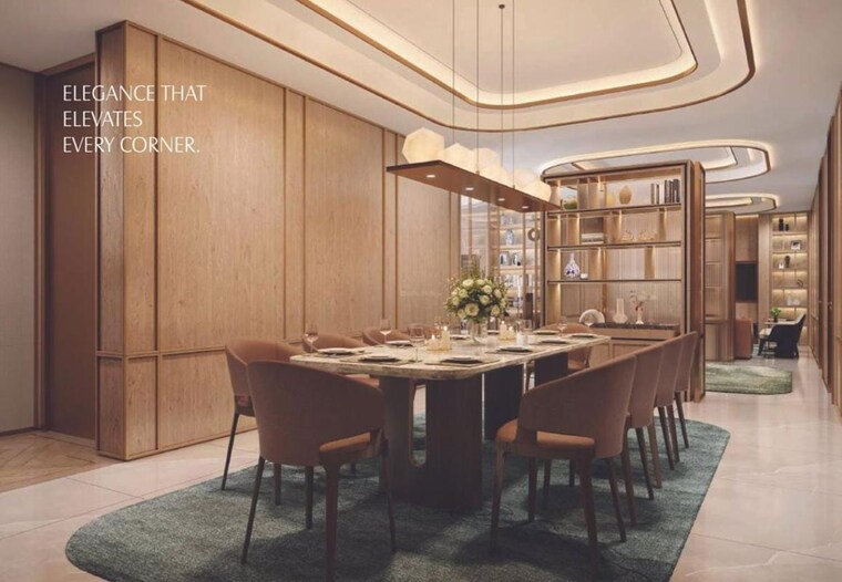 Dining area, north mullanpur 4 Bedroom 5058 Sq.Ft. Apartment In North Mullanpur Chandigarh 9889403