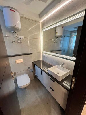 Bathroom in 4 BHK Builder Floor at Saket – for Rent