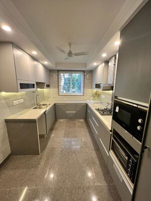 Kitchen in 4 BHK Builder Floor at Saket – for Rent