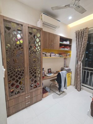 Living Room in 3 BHK Apartment at Gundecha Marigold, Kandivali East – for Rent