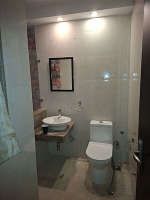 Bathroom in 3 BHK Builder Floor at Hauz Khas – for Rent