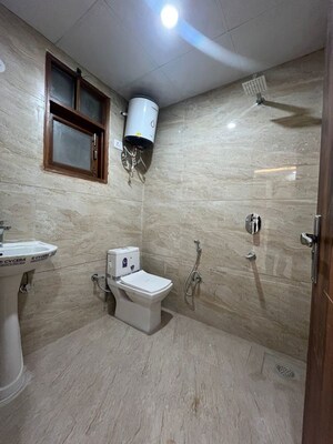Bathroom in 1 BHK Apartment at Chattarpur – for Rent