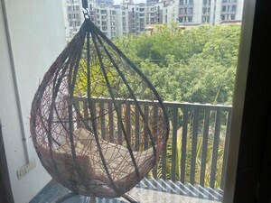 Balcony in 2.5 BHK Apartment at Migsun Twinz, Eta Ii Greater Noida – for Rent