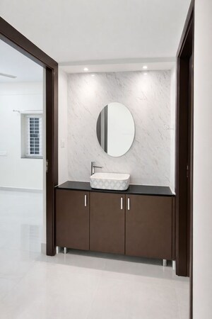 Bathroom in 3 BHK Builder Floor at Kondapur – for Rent