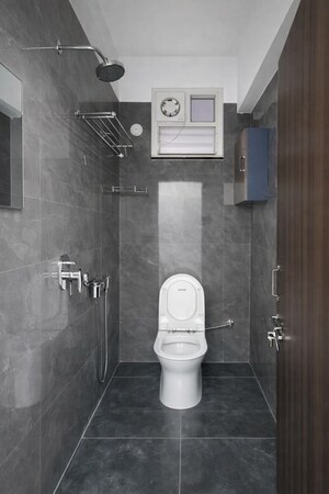 Bathroom in 3 BHK Builder Floor at Kondapur – for Rent