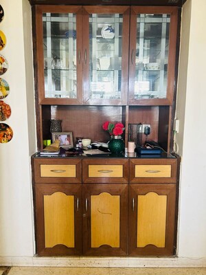 Kitchen in 3 BHK Apartment at Parsvnath Green Ville, Sector 48 – for Rent