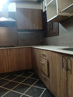 Kitchen in 3 BHK Builder Floor at Delhi Cantonment – for Rent
