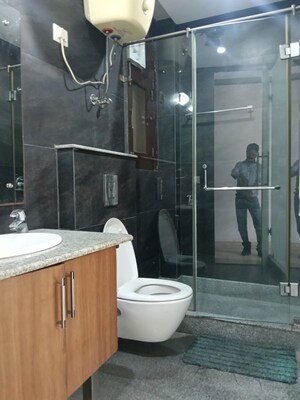 Kitchen in 3 BHK Builder Floor at Delhi Cantonment – for Rent