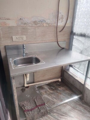 Kitchen in 1 RK Builder Floor at West Patel Nagar – for Rent