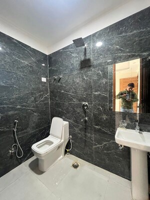 Bathroom in 2 BHK Apartment at Chattarpur – for Rent