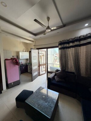 Living Room in 2 BHK Builder Floor at Guru Nanak Enclave, Dhakoli – for Sale