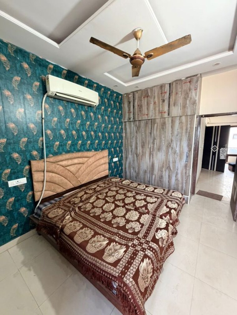 Bedroom, guru-nanak-enclave 2 Bedroom 1000 Sq.Ft. Builder Floor In Dhakoli Zirakpur 10284268