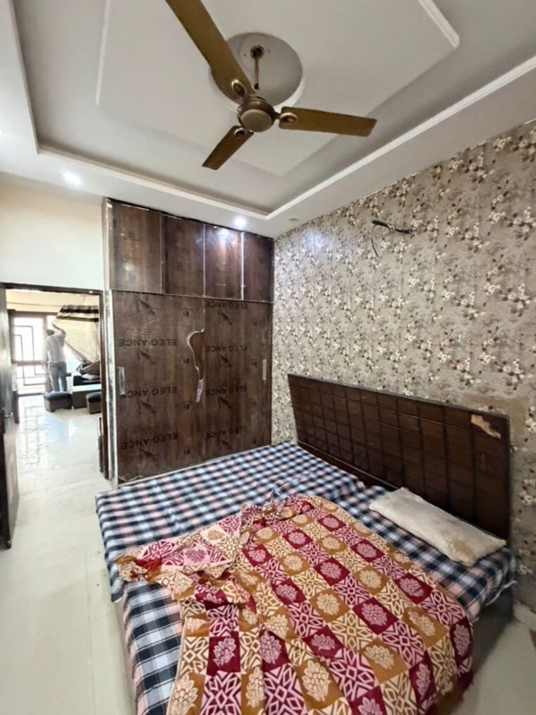 Bedroom, guru-nanak-enclave 2 Bedroom 1000 Sq.Ft. Builder Floor In Dhakoli Zirakpur 10284268
