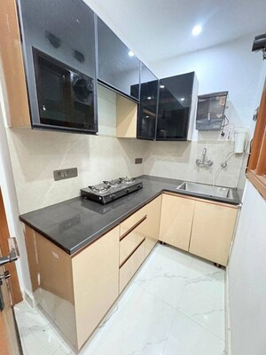 Kitchen in 2 BHK Builder Floor at Chattarpur – for Rent