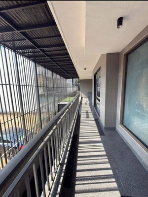 Balcony in 4 BHK Builder Floor at Sushant Lok I – for Sale