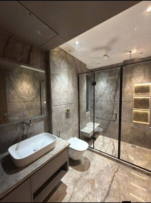 Bathroom in 4 BHK Builder Floor at Sushant Lok I – for Sale