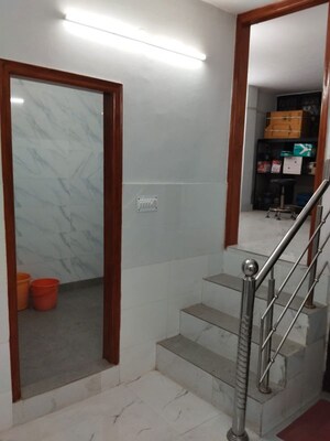 Staircase in 4 BHK Builder Floor at Rajouri Garden – for Sale