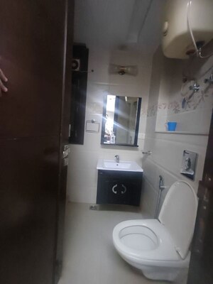 Bathroom in 3 BHK Builder Floor at Delhi Cantonment – for Rent