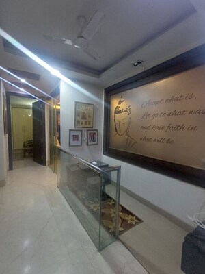 Living Room in 3 BHK Builder Floor at Delhi Cantonment – for Rent