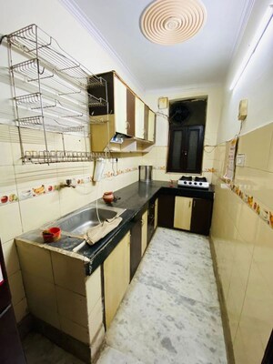 Kitchen in 1 BHK Builder Floor at Uttam Nagar – for Rent