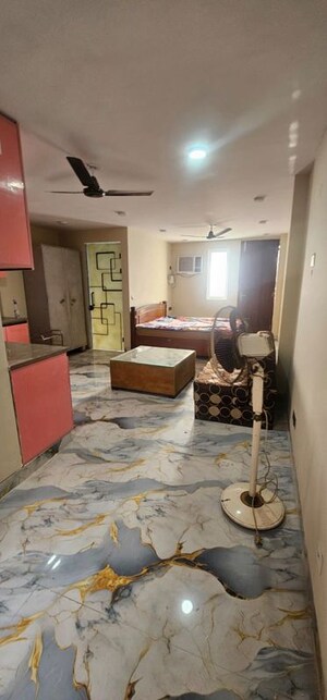 Living Room in Studio Builder Floor at Lajpat Nagar 4 – for Rent