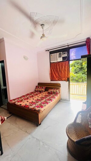 Bedroom in 1 BHK Builder Floor at Lajpat Nagar 4 – for Rent