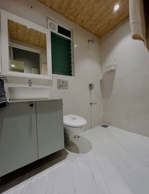 Bathroom in 2 BHK Apartment at Hiranandani Gardens, Powai – for Rent