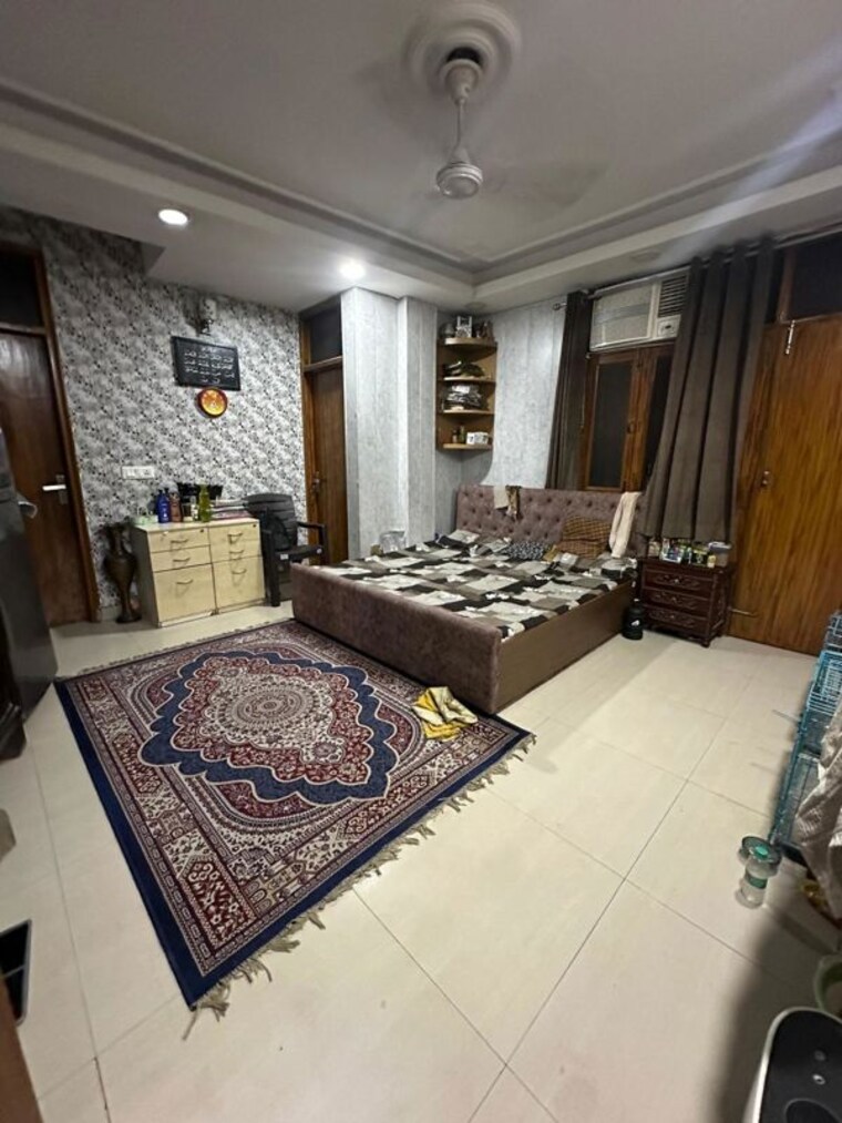 Bedroom, abul fazal enclave part 1 3 Bedroom 1350 Sq.Ft. Apartment In Abul Fazal Enclave Part 1 Delhi 10284382