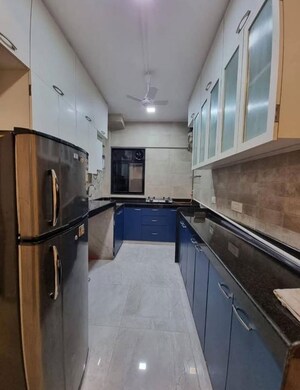 Kitchen in 1 BHK Apartment at Hiranandani Gardens, Powai – for Rent