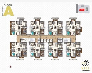 Master Plan in 3 BHK Apartment at Vertex 33 West, Nallagandla – for Sale