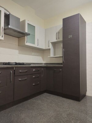 Kitchen in 3 BHK Builder Floor at Greater Kailash I – for Rent