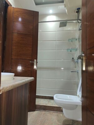 Bathroom in 3 BHK Builder Floor at Greater Kailash I – for Rent