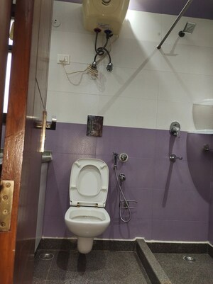 Bathroom in 3 BHK Builder Floor at Greater Kailash I – for Rent