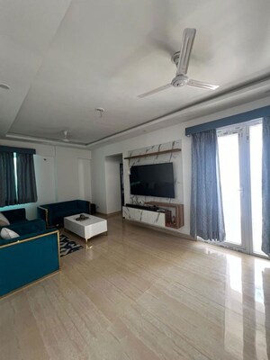 Living Room in 3.5 BHK Apartment at Azeagaia Botanica, Vrindavan Yojna – for Rent