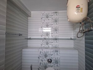 Bathroom in 3 BHK Apartment at Sanjay Nagar – for Rent