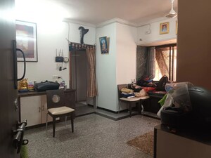 Living Room in 1 BHK Apartment at Dheeraj Pooja, Malad West – for Sale