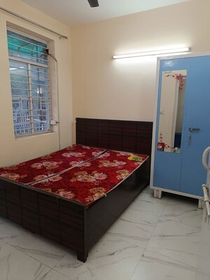 Bedroom in 2 BHK Builder Floor at Jaipuria Plaza, Sector 26 – for Rent
