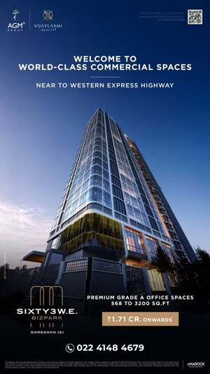  Office Space For Sale in AGM Sixty 3 WE, Goregaon East