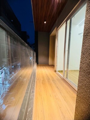 Balcony in 3 BHK Builder Floor at Chattarpur – for Rent