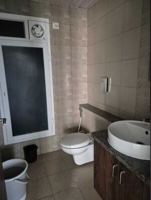 Bathroom in 4 BHK Apartment at L&T Raintree Boulevard, Hebbal – for Rent