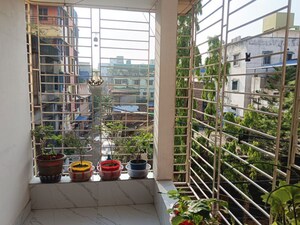 Balcony in 3 BHK Apartment at Lake Town – for Sale