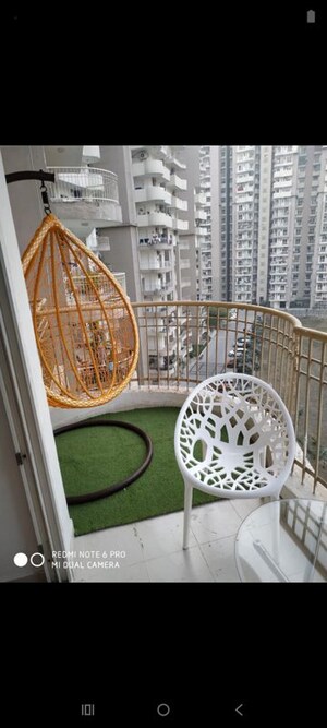 Balcony in 2.5 BHK Apartment at Ajnara Grand Heritage, Sector 74 – for Rent