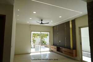 Living Room in 5 BHK Villa at Gold Fish Zresta, Kokapet – for Rent