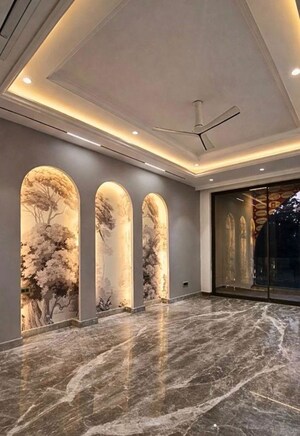 Living Room in 4 BHK Builder Floor at Dlf Phase ii – for Sale